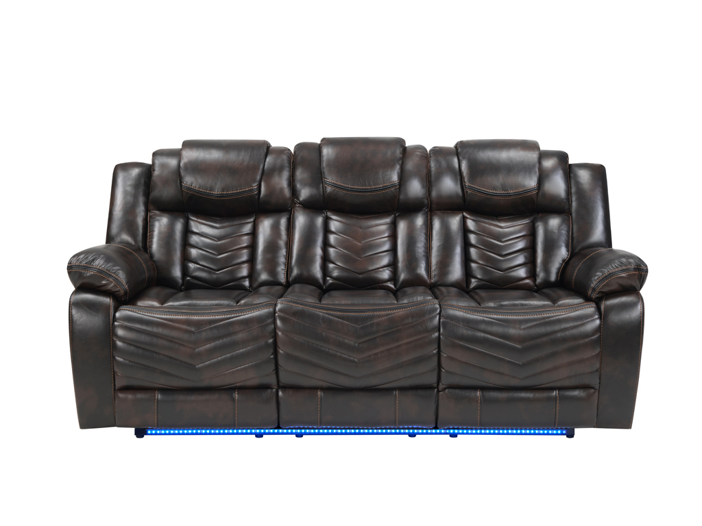 Navigator Brown Reclining Sofa